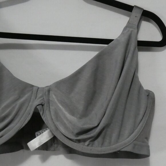 VOGLIO - SOFIA | 40 DDD | Elegant Grey Underwire Non Padded Bra - Picture 5 of 12